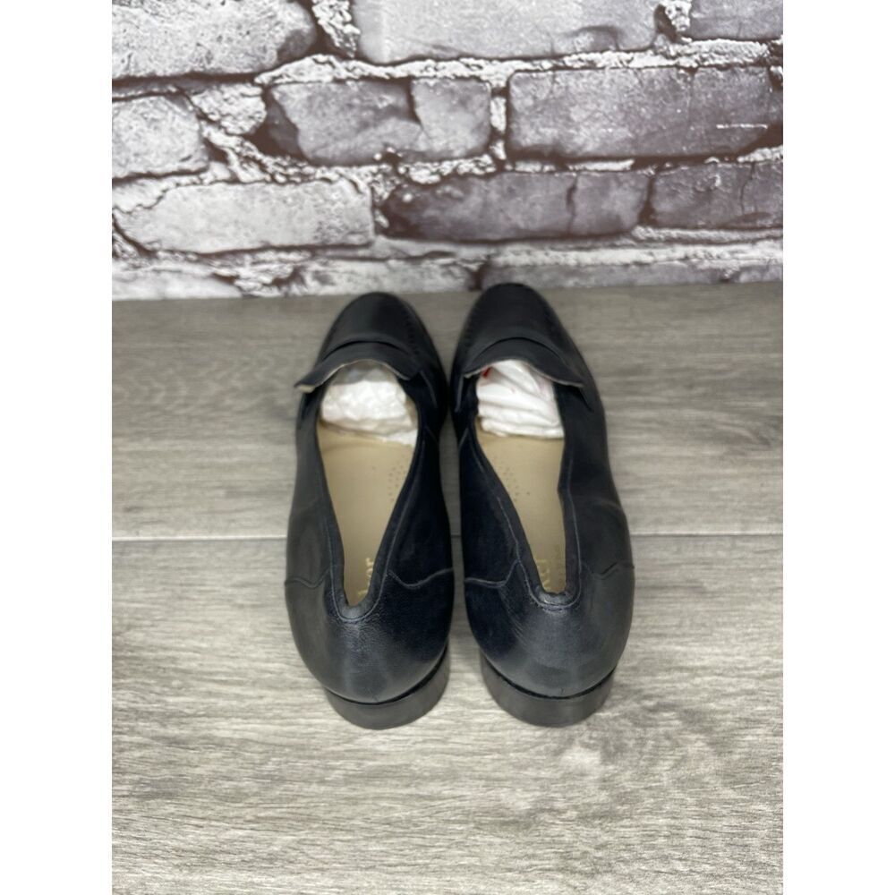 Barker Flex Fine English Shoes Navy Blue Leather Loafers Women Sz 7AA US/37.5EU - Picture 6 of 16